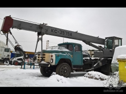 Кран КС3575А на базі ЗІЛ-133ГЯ (23.01.2018)